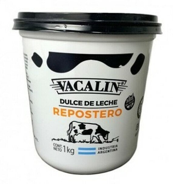 Dulce de Leche Vacalín Repostero, 1 kg [Milk Caramel]