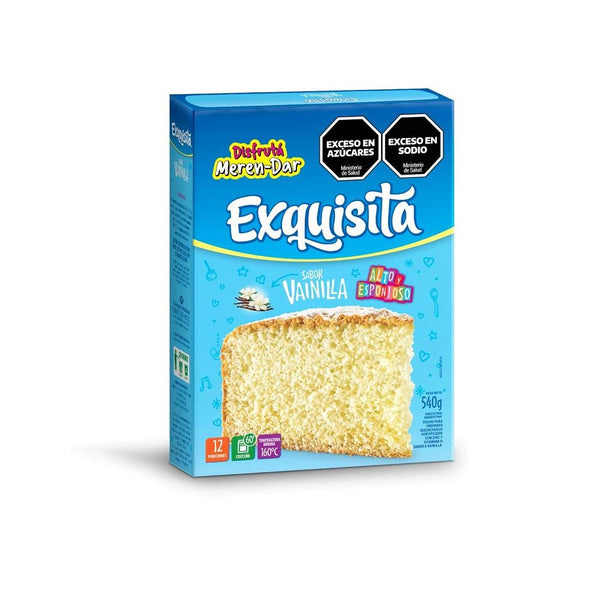 Bizcochuelo Exquisita sabor Vainilla, 540 g [Flavores Easy-to-prepare]