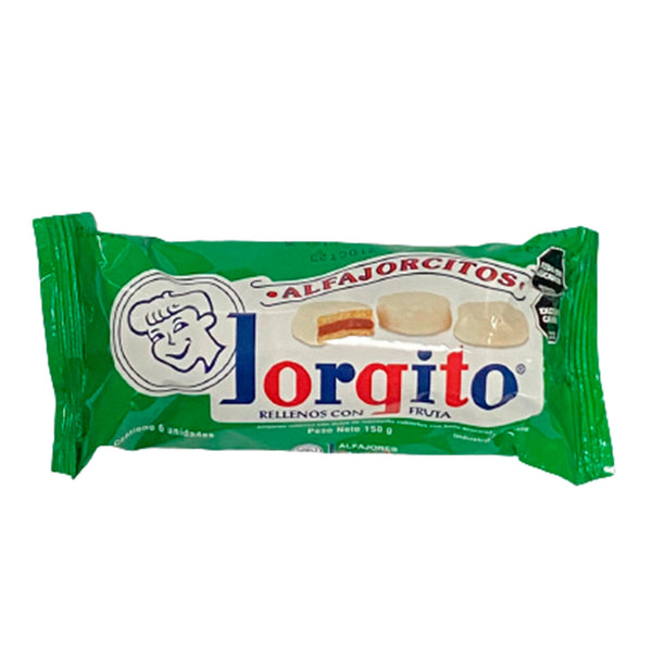 Alfajorcitos Jorgito mini Fruta, 160 g [Sandwich Cookies]