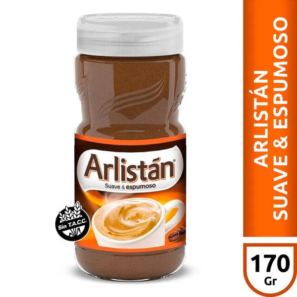 Café Instantáneo Arlistán Suave y Espumoso, 170 g [Cafe]