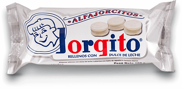 Alfajorcitos Jorgito mini Blanco con Dulce de Leche, 160 g [Sandwich Cookies]