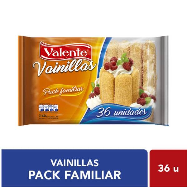 Vainillas Valente clásicas, 444 g [Cookies]