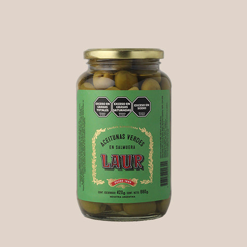 Aceitunas Verdes Grandes con carozo (CODE 30963) - 420 g [Olives]
