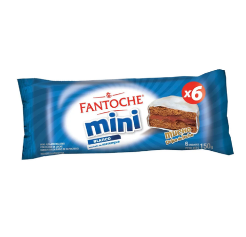 Alfajorcitos Mini Merengue y Dulce de Leche Fantoche, 150 g (6 unidades) [Sandwich Cookies]