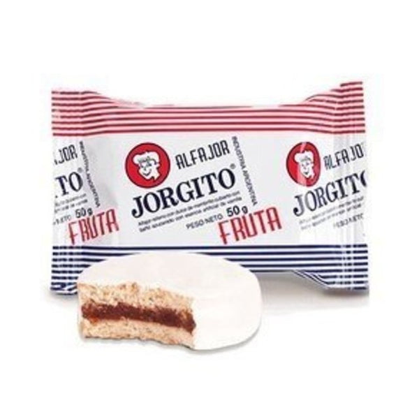 Alfajor Jorgito Fruta, 55 g (6 unidades) [Sandwich Cookies]